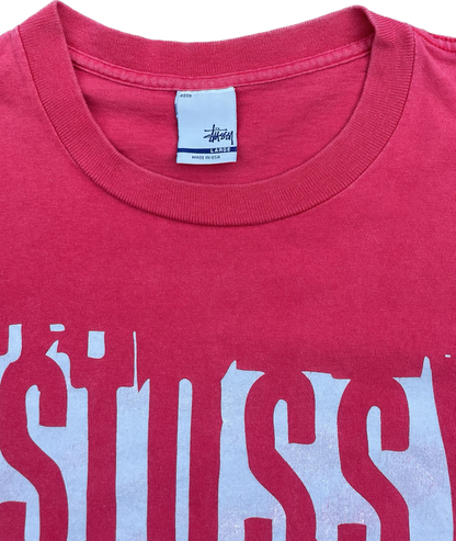 STUSSY 90S LOGO ROUGE [L]