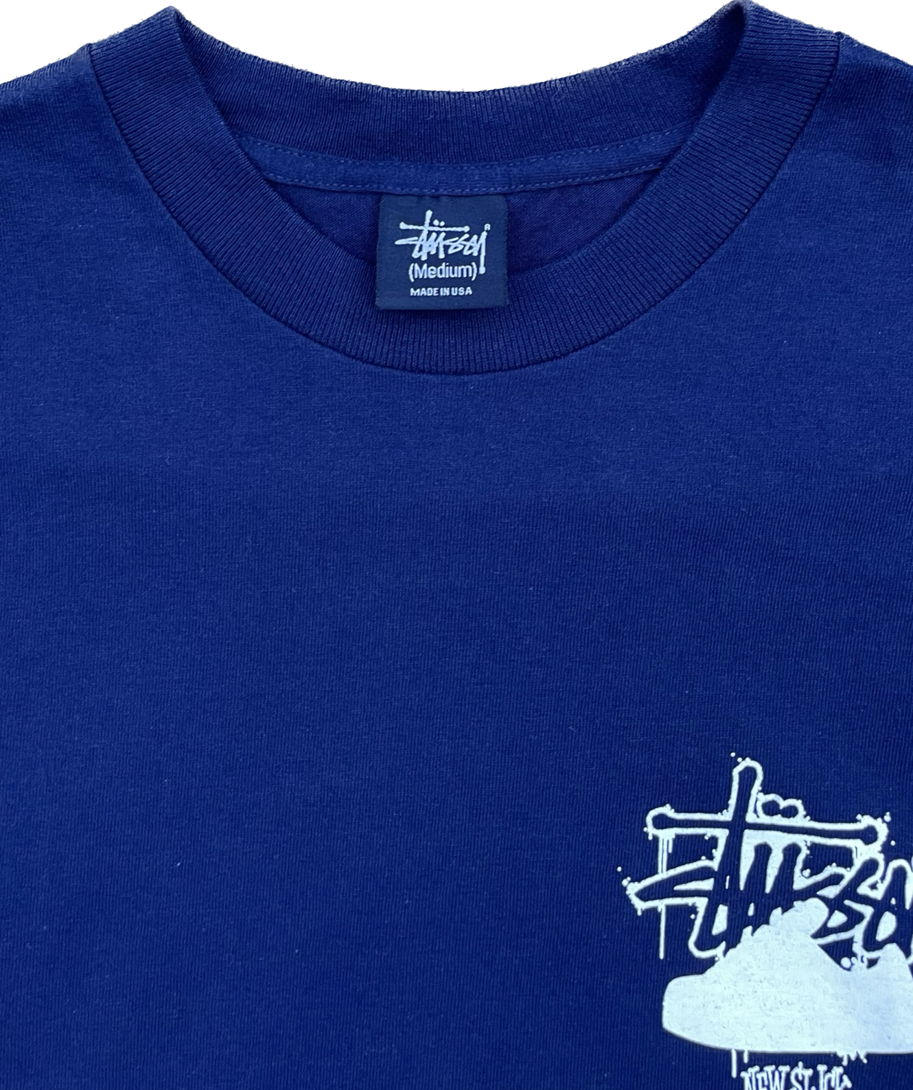 T-SHIRT PERSONNALISÉ STUSSY ALLSTAR BLEU [M]