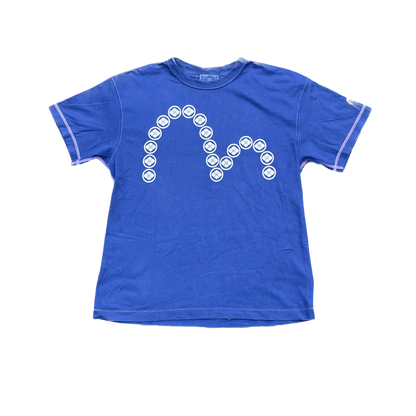 EVISU DOT SEAGULL TEE BLU [M]