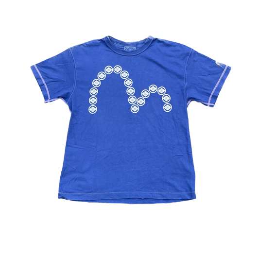 EVISU DOT SEAGULL TEE BLUE [M]