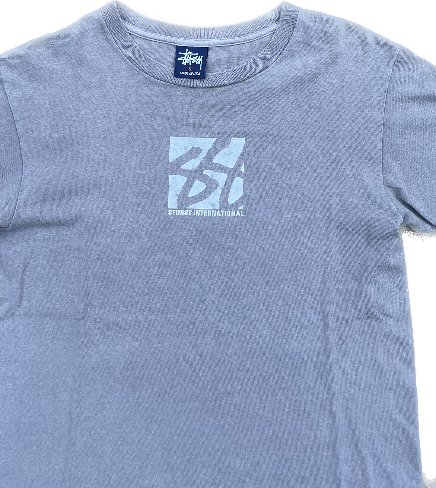 T-shirt STUSSY 90S SS GRIS [S]