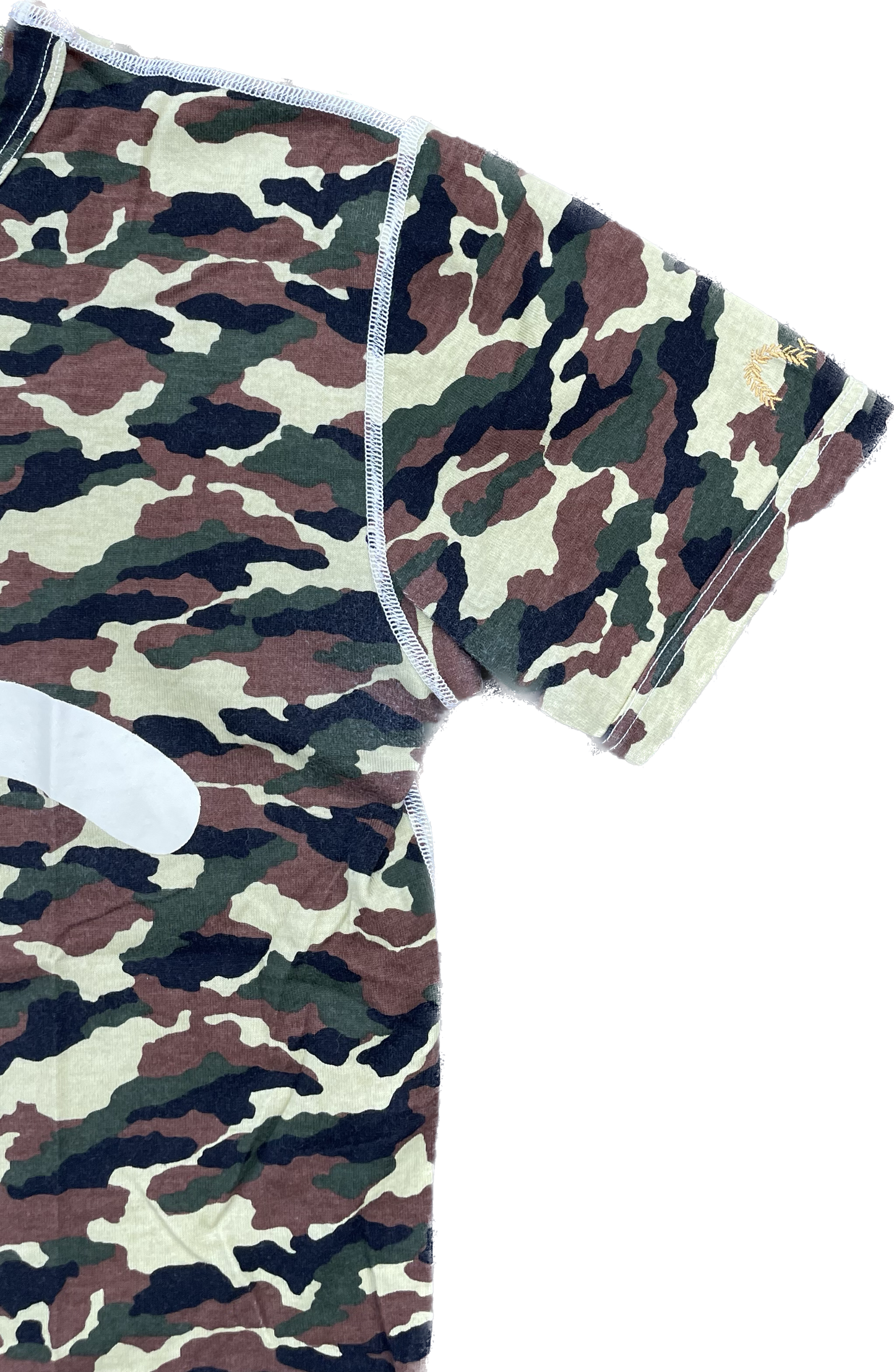 EVISU MAGLIETTA CAMO GABBIANO BIANCO [XS]