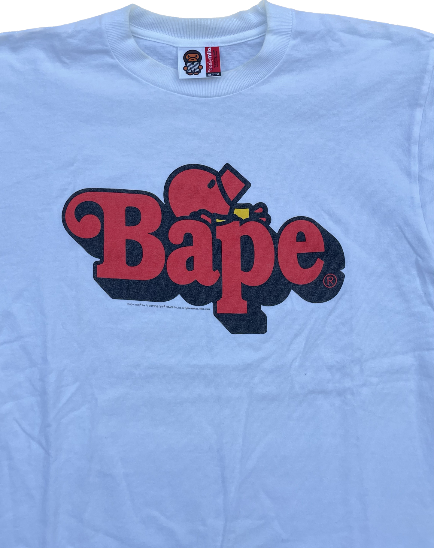 BAPE BABY MILO CHILL TEE BIANCO [M]