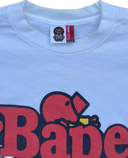 BAPE BABY MILO CHILL TEE BIANCO [M]