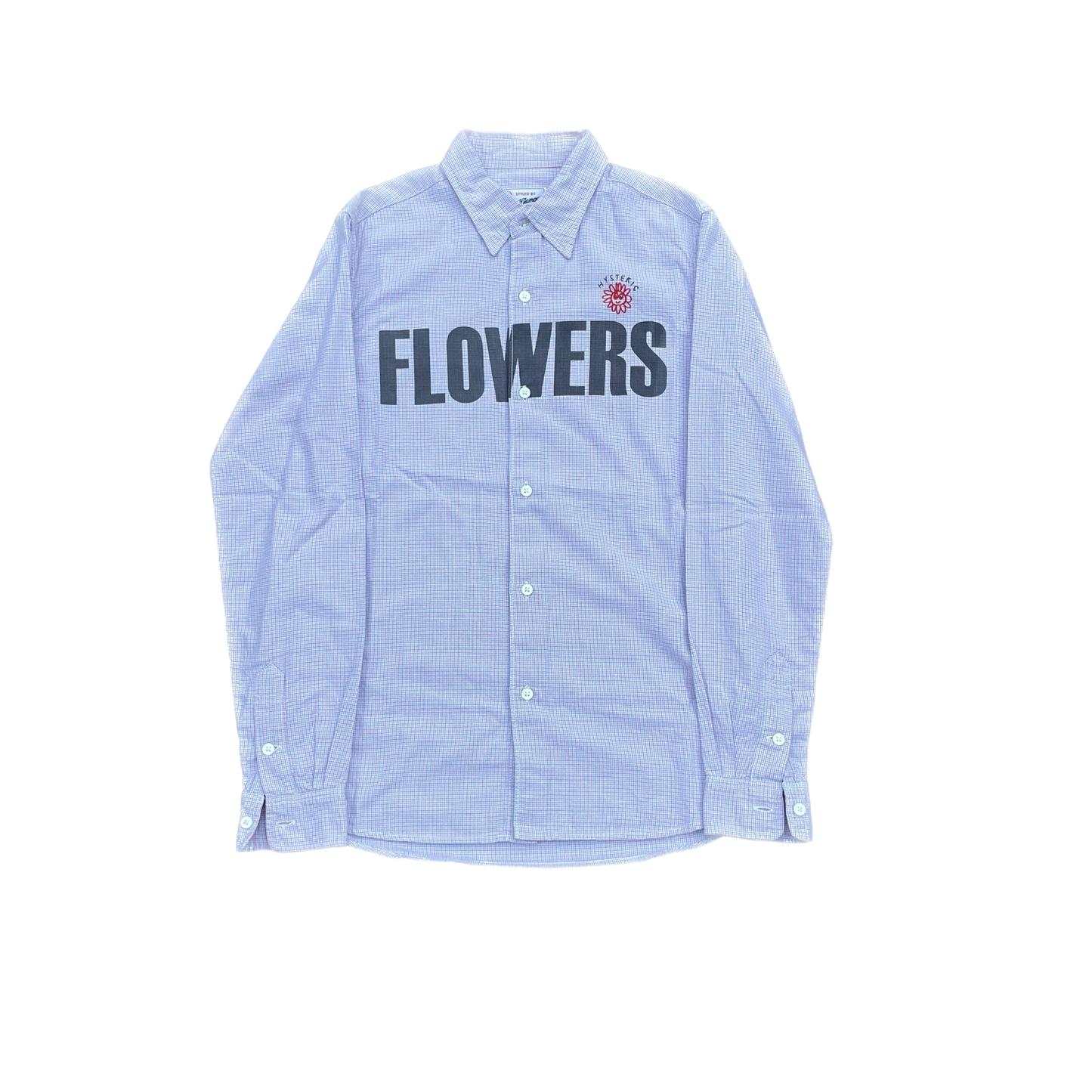 HYSTERIC GLAMOUR FLOWERS BUTTON SHIRT PURPLE [S]