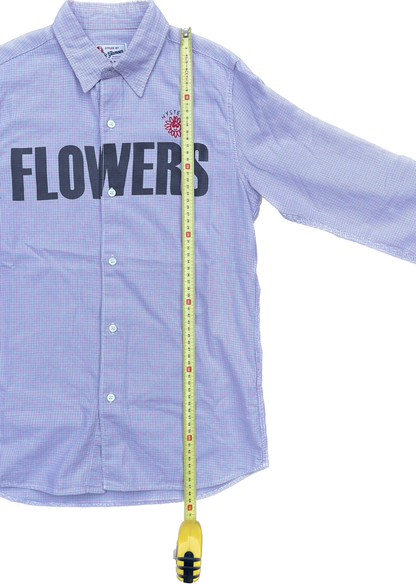 HYSTERIC GLAMOUR FLOWERS BUTTON SHIRT PURPLE [S]