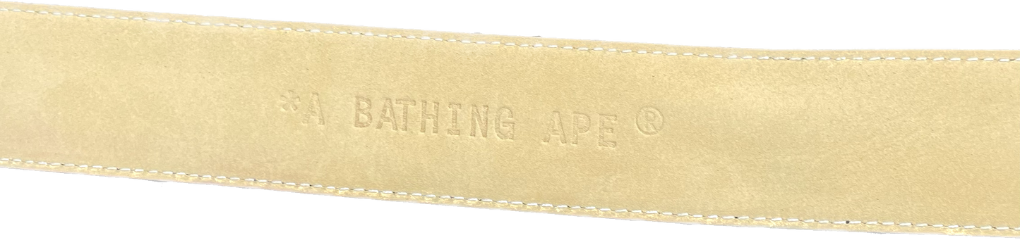 CEINTURE SPELLOUT À BOUCLE VERTE BAPE