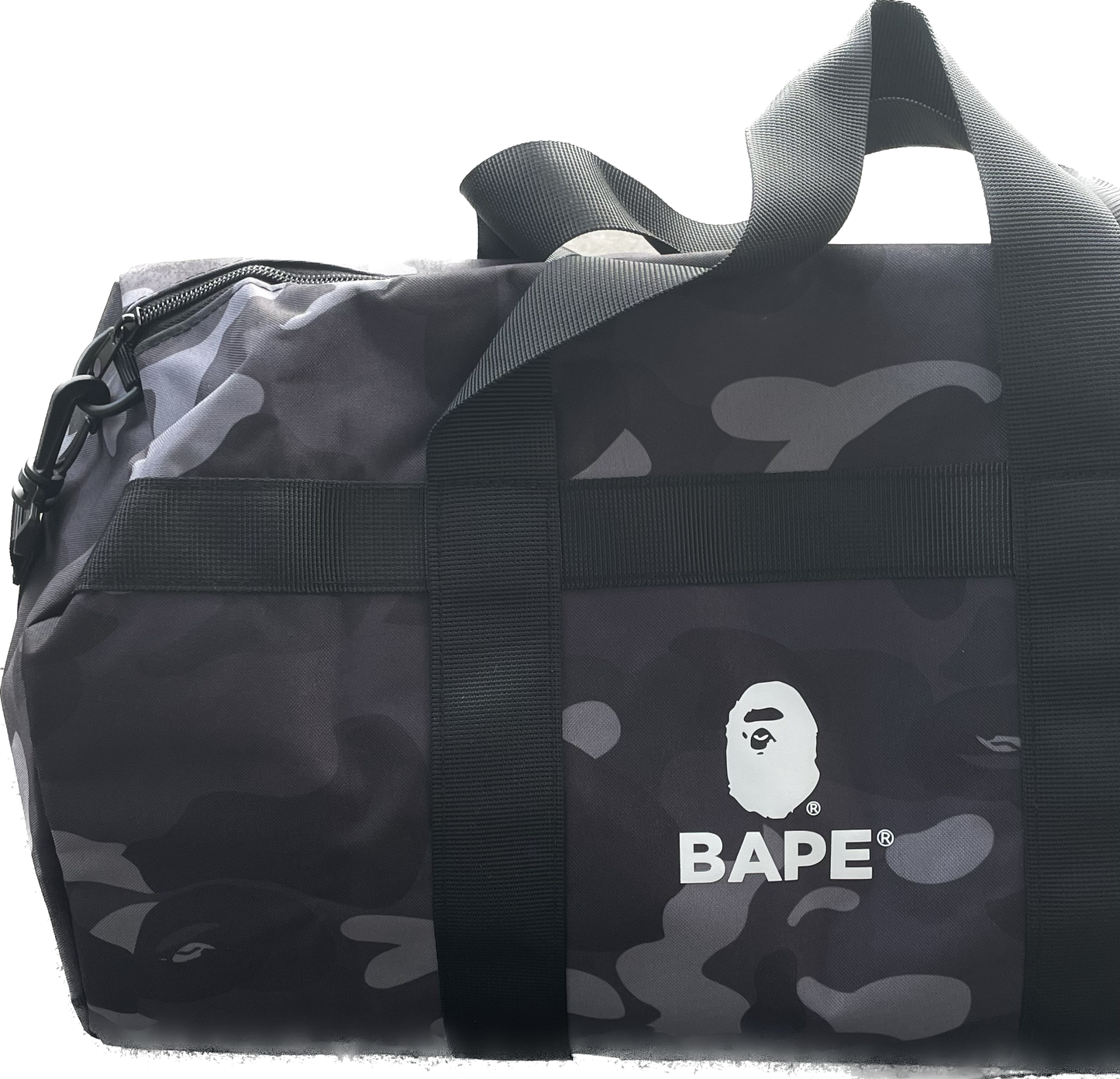 BORSA DA VIAGGIO BAPE GRIGIA CAMO [NUOVO]