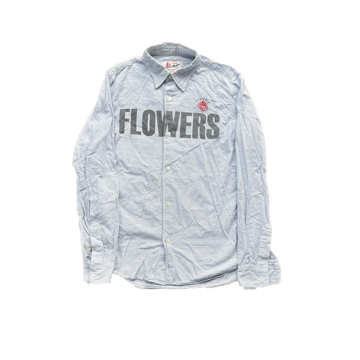 CHEMISE À BOUTONS FLEURS HYSTERIC GLAMOUR BLEU [S]