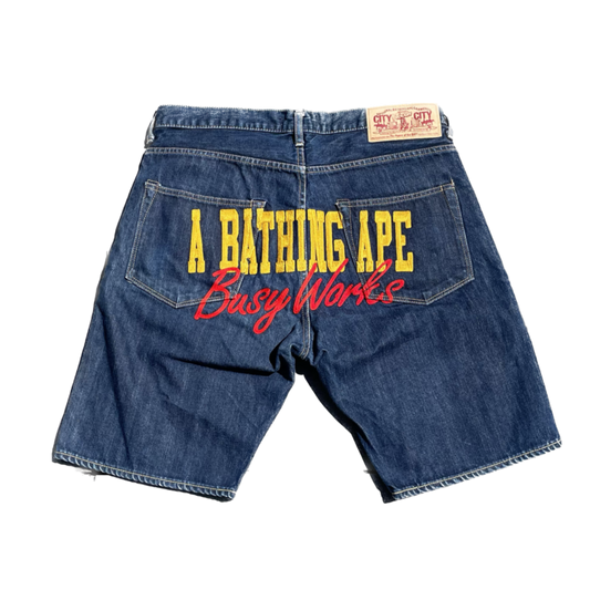 BAPE BUSY WORKS JORTS [L]