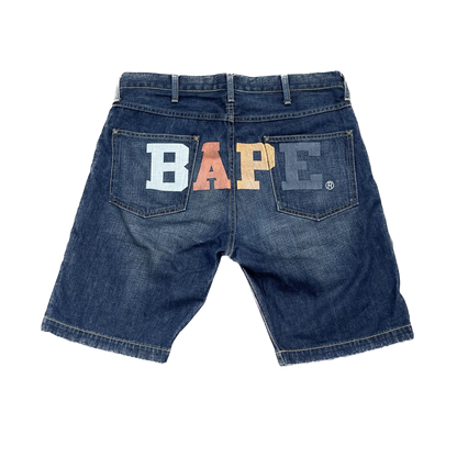 BAPE SPELLOUT JORTS [W32]