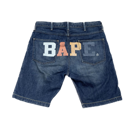 BAPE SPELLOUT JORTS [W32]