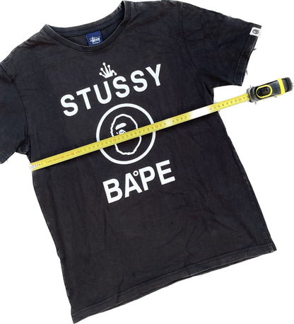 MAGLIETTA BAPE X STUSSY ANNI '90 NERA [L]