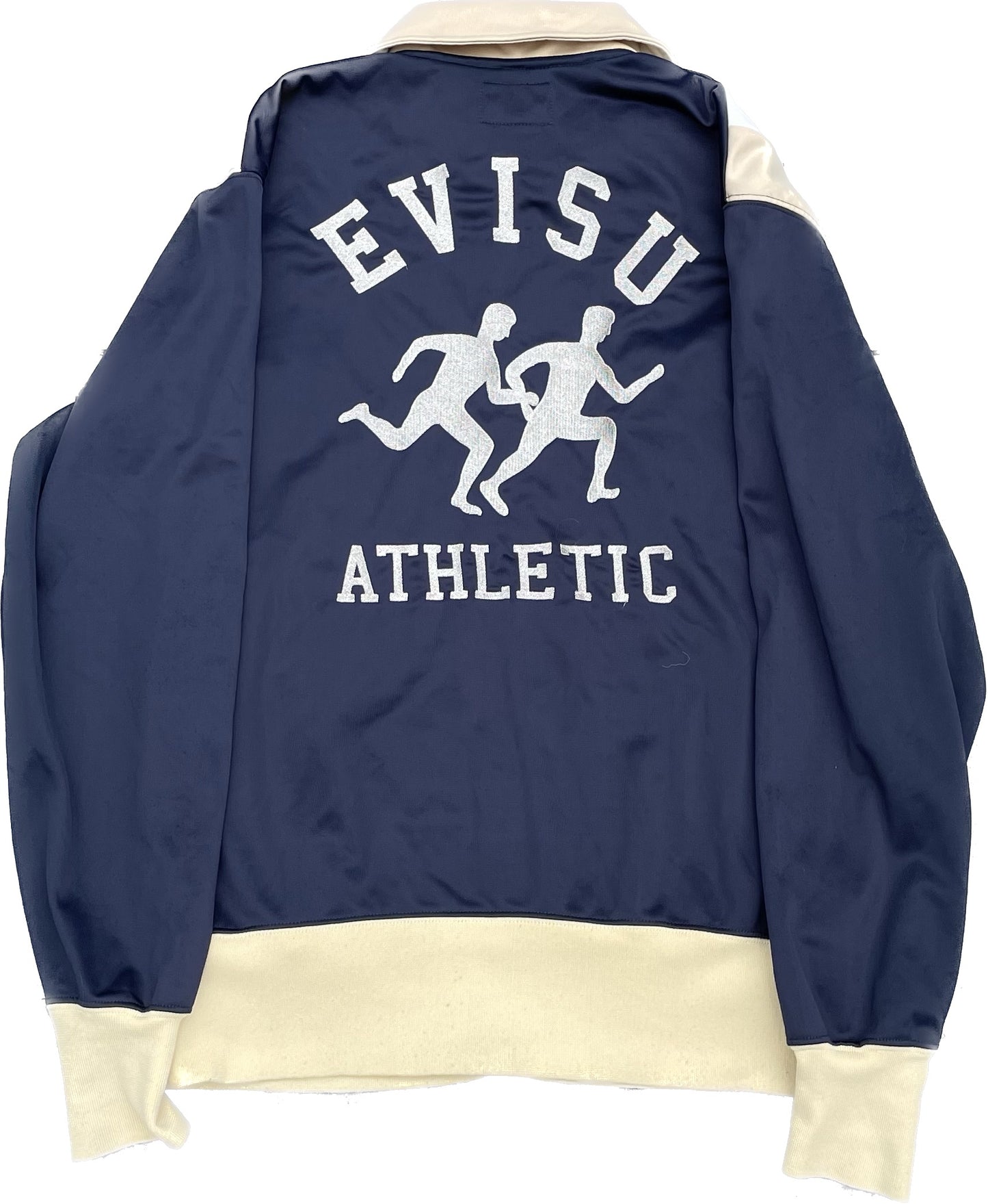 GIACCA DA PISTA EVISU ATHLETIC CREMA NAVY [M]