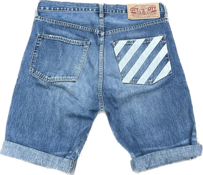 BAPE BABY MILO SAD FACE JORTS [W31]