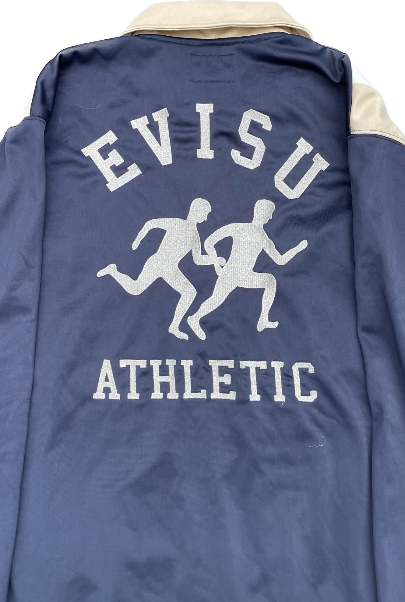 GIACCA DA PISTA EVISU ATHLETIC CREMA NAVY [M]