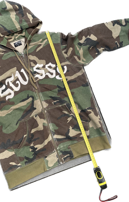 SWEAT À CAPUCHE ZIPPÉ STUSSY CAMO ARC [L]