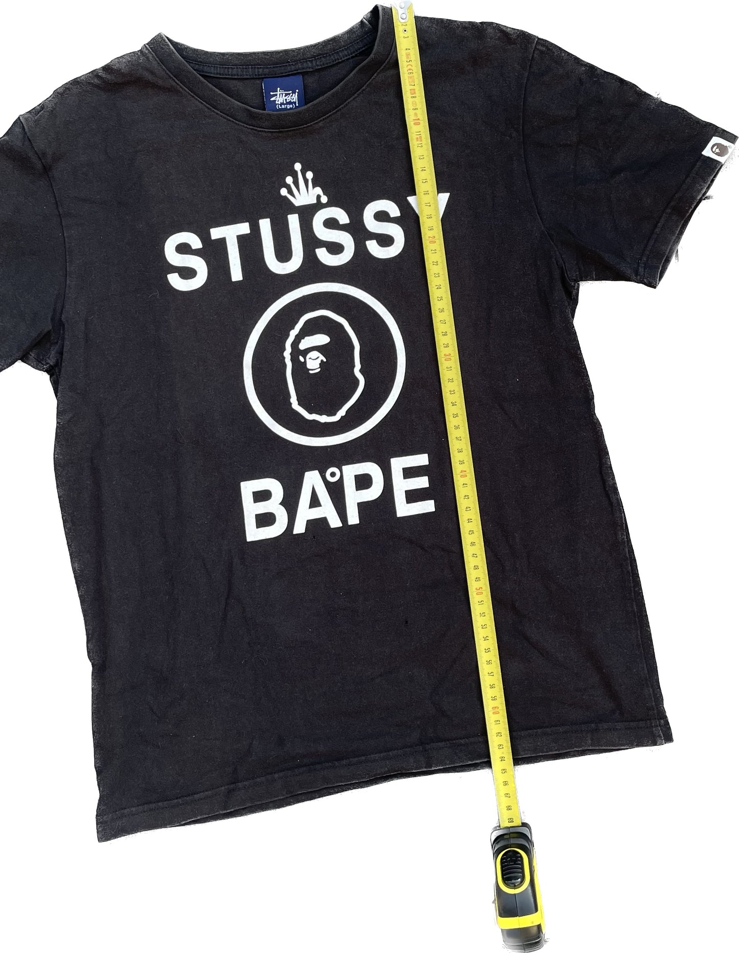 MAGLIETTA BAPE X STUSSY ANNI '90 NERA [L]