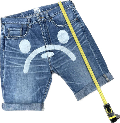 BAPE BABY MILO SAD FACE JORTS [W31]