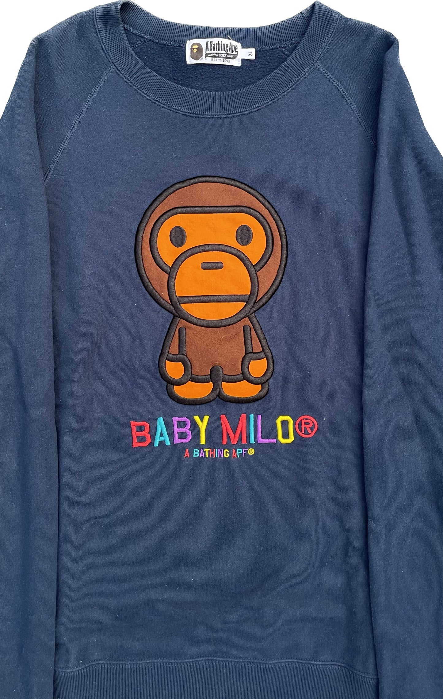 MAGLIONE BAPE BABY MILO FIGURE NAVY [XL]