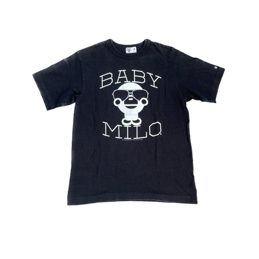 BAPE BABY MILO LUNETTES TEE NOIR [M]