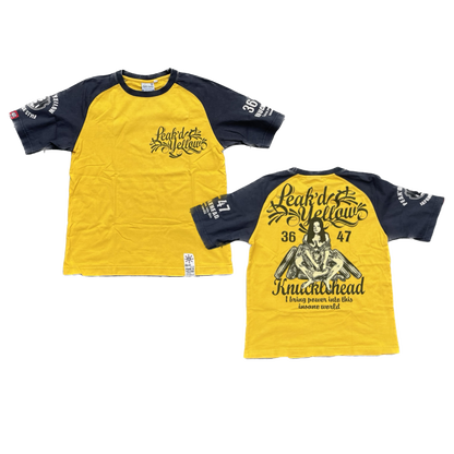 PEAK'D YELLOW T-SHIRT RAGLAN JAUNE [M]