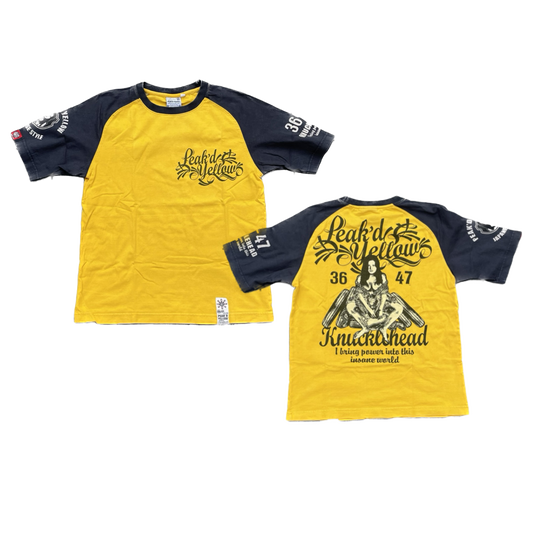 PEAK'D YELLOW T-SHIRT RAGLAN JAUNE [M]