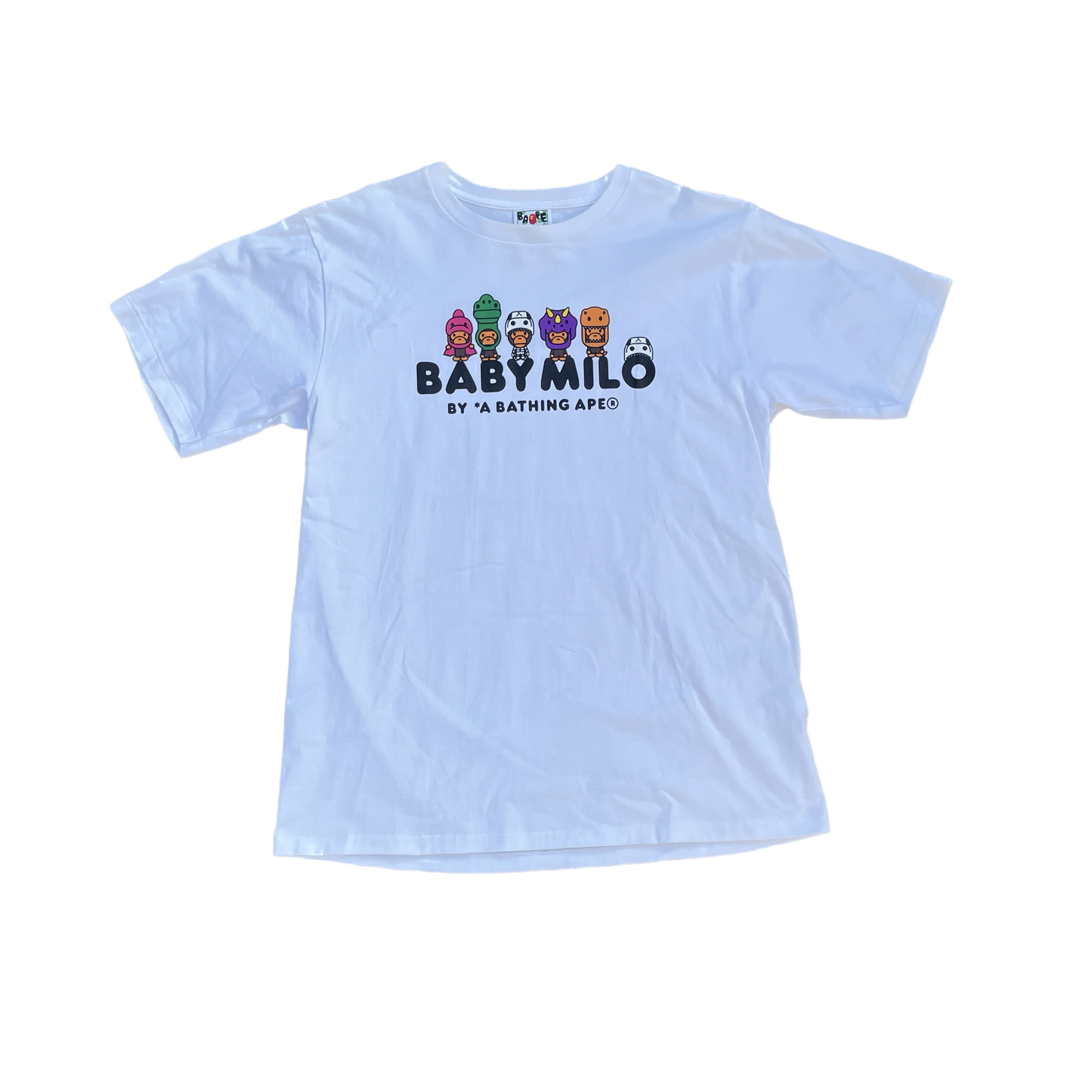 BAPE BABY MILO FIGURE TEE BIANCO [L]