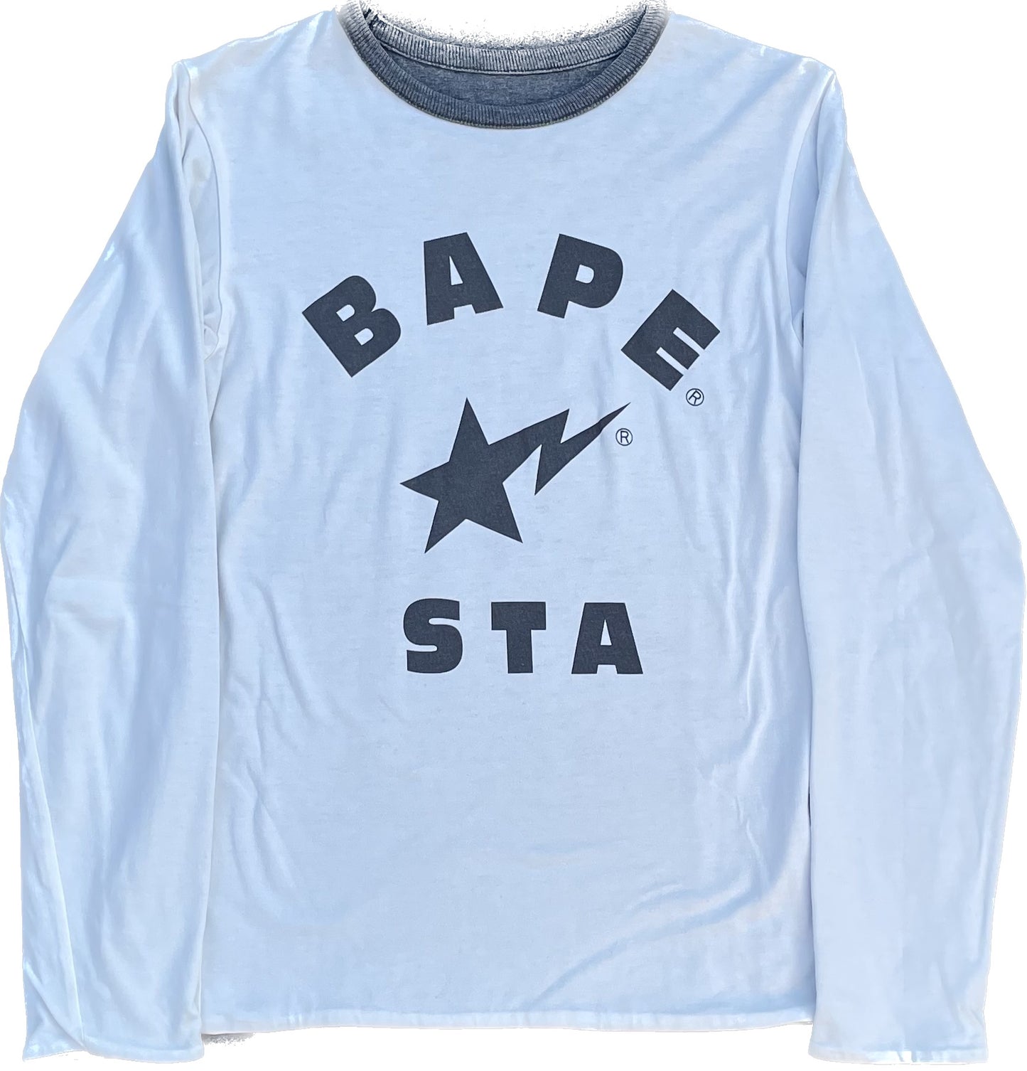 BAPE BAPESTA MAGLIETTA REVERSIBILE A MANICHE LUNGE [XS]