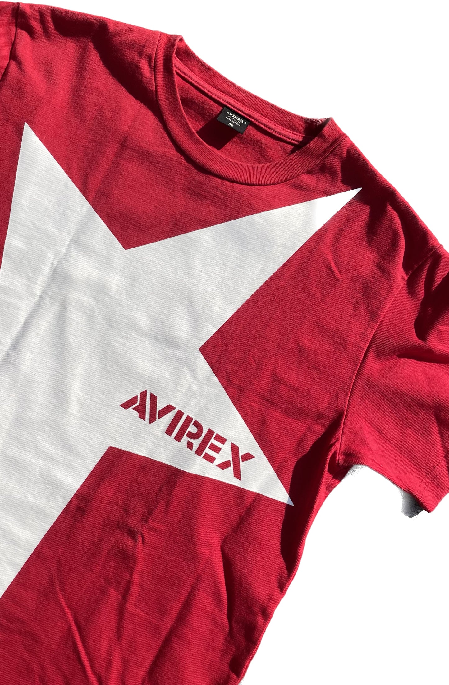 AVIREX STAR TEE ROUGE [M]