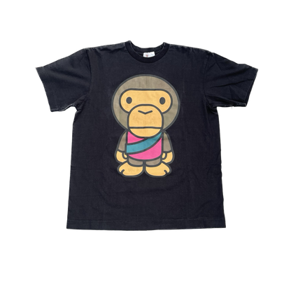 BAPE BABY MILO GREEK FIGURE TEE NERA [L]