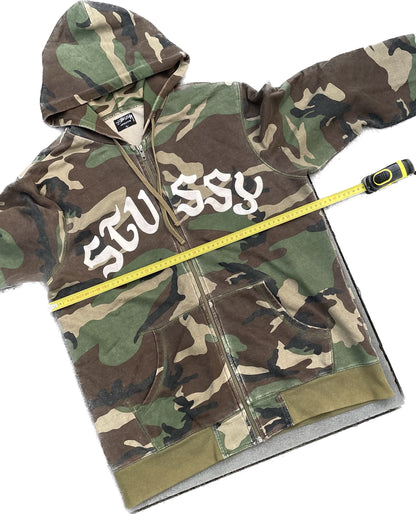 SWEAT À CAPUCHE ZIPPÉ STUSSY CAMO ARC [L]