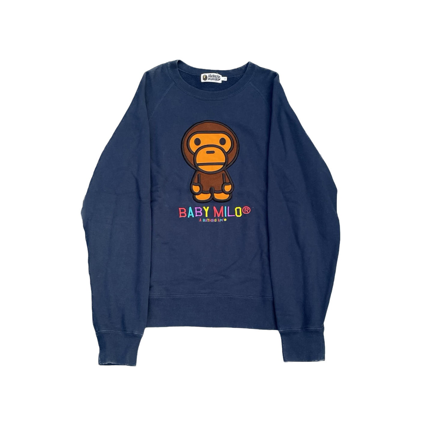 MAGLIONE BAPE BABY MILO FIGURE NAVY [XL]