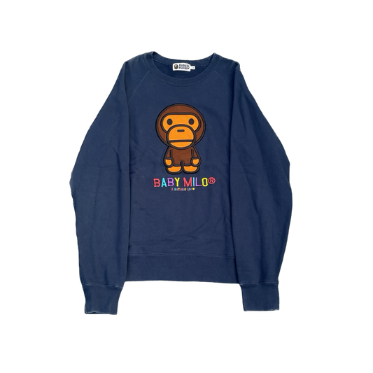 BAPE BABY MILO FIGURE PULL MARINE [XL]