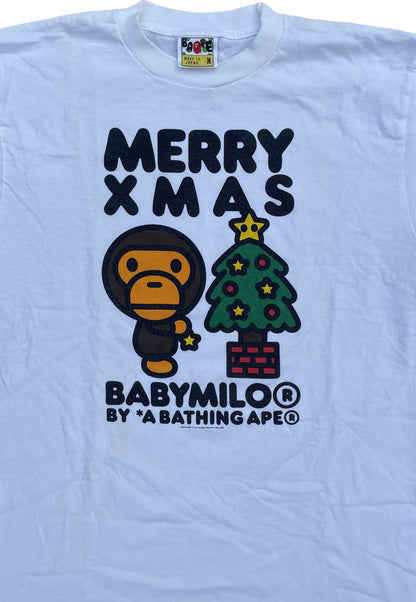 MAGLIETTA BAPE MERRY XMAS BIANCA [M]