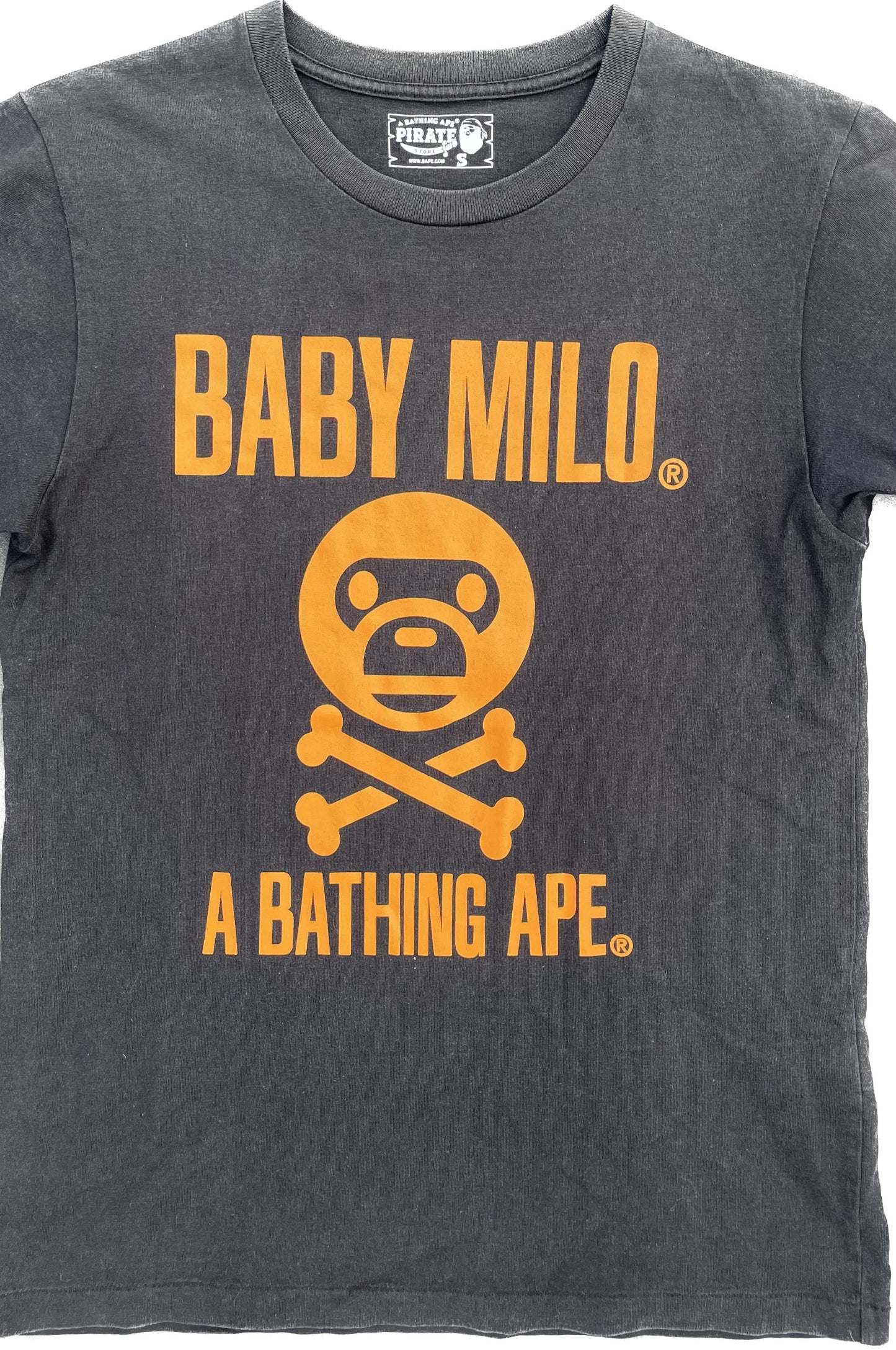 BAPE BABY MILO PIRATA TEE VINTAGE GRIGIO [S]