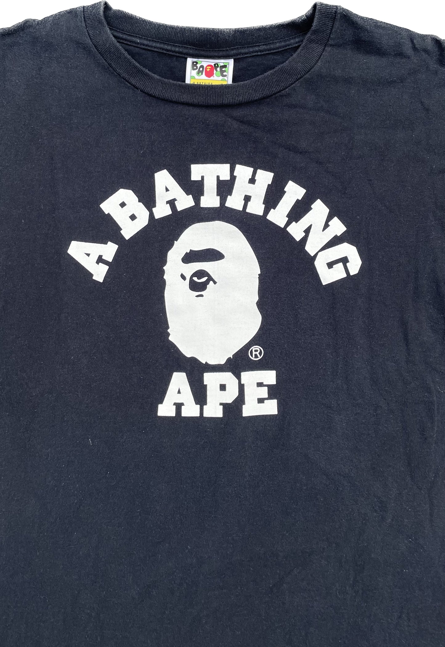 MAGLIETTA BAPE COLLEGE BLU MARINO [L]