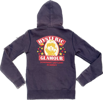 HYSTERIC GLAMOUR SWEAT À CAPUCHE ZIPPÉ MARINE [S]