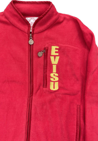 EVISU RED FLEECE JACKET SEAGULL [M]