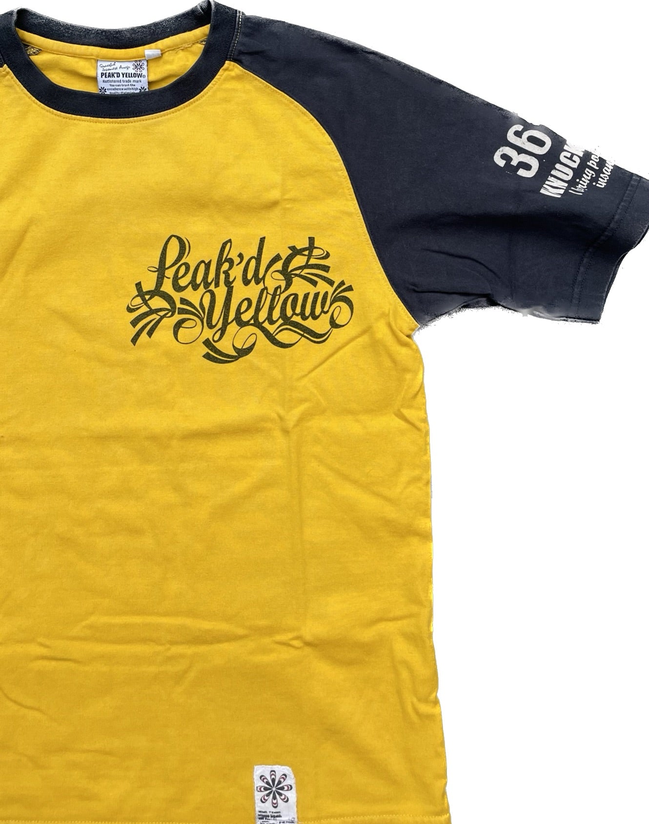 PEAK'D YELLOW T-SHIRT RAGLAN JAUNE [M]