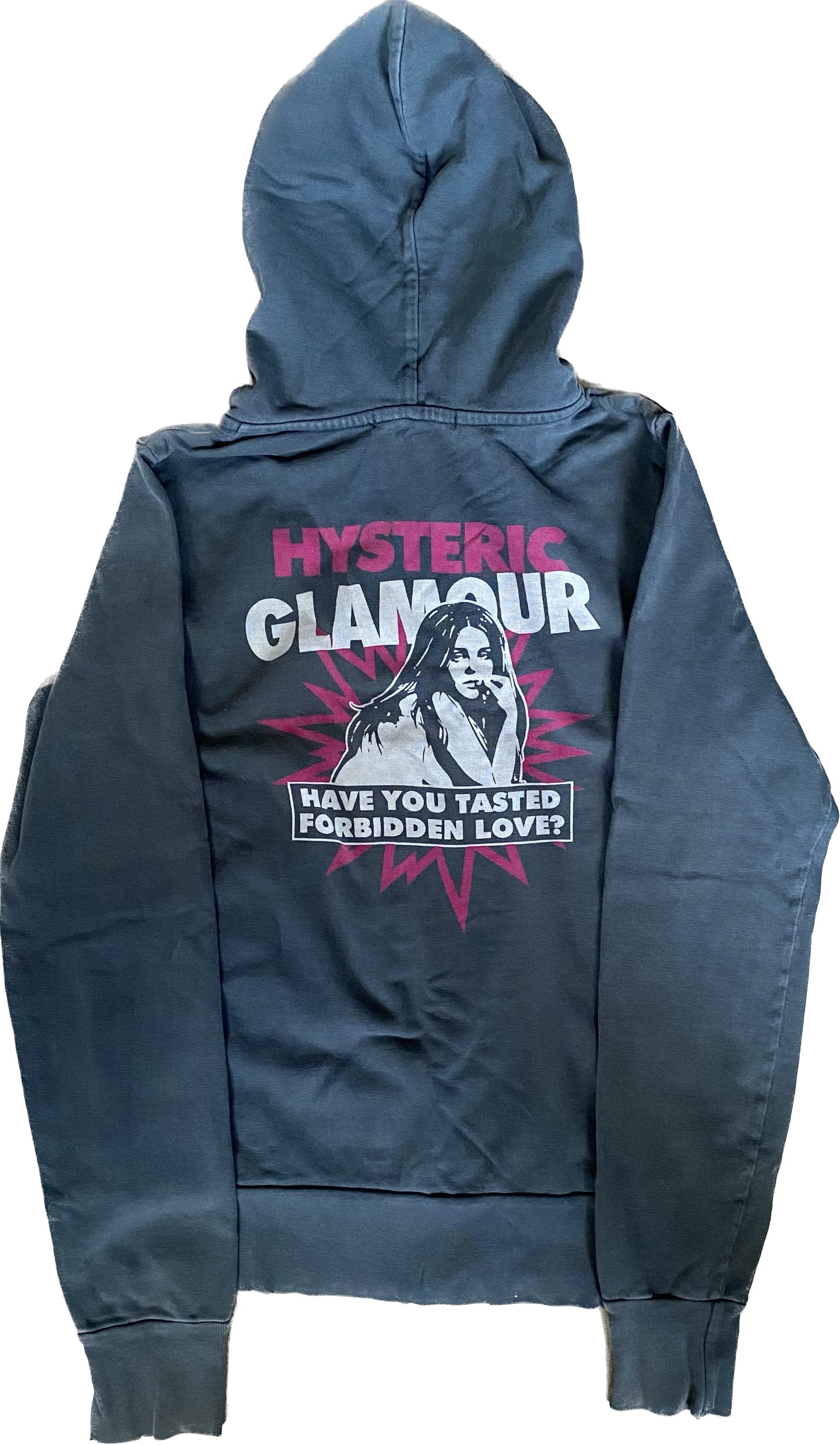 HYSTERIC GLAMOUR ZIP-UP HOODIE KHAKI [S]