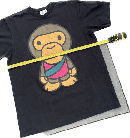 BAPE BABY MILO GREEK FIGURE TEE NERA [L]