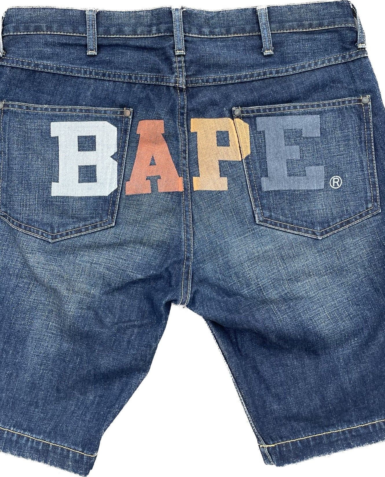 BAPE SPELLOUT JORTS [W32]