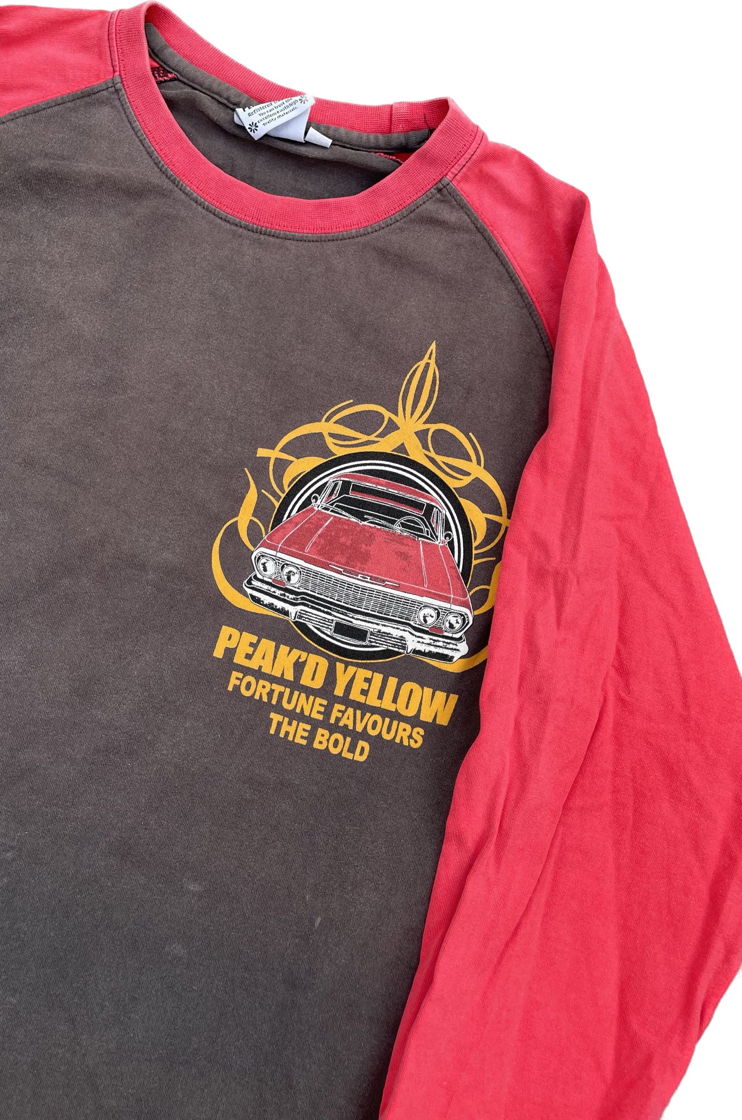 PEAK'D JAUNE MARRON RAGLAN MANCHES LONGUES [M]