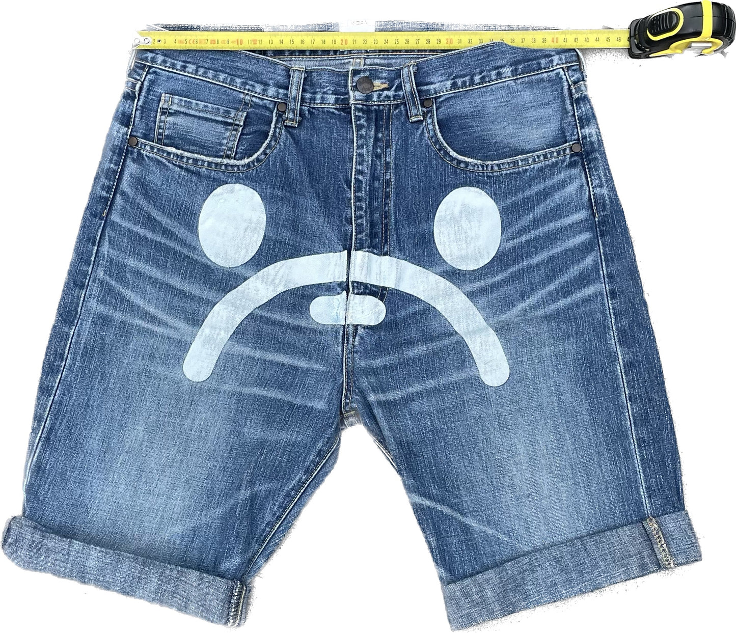 BAPE BABY MILO SAD FACE JORTS [W31]